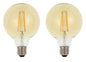 G125 large globe-shaped filament LED bulb with E27 base, shown on a white background.