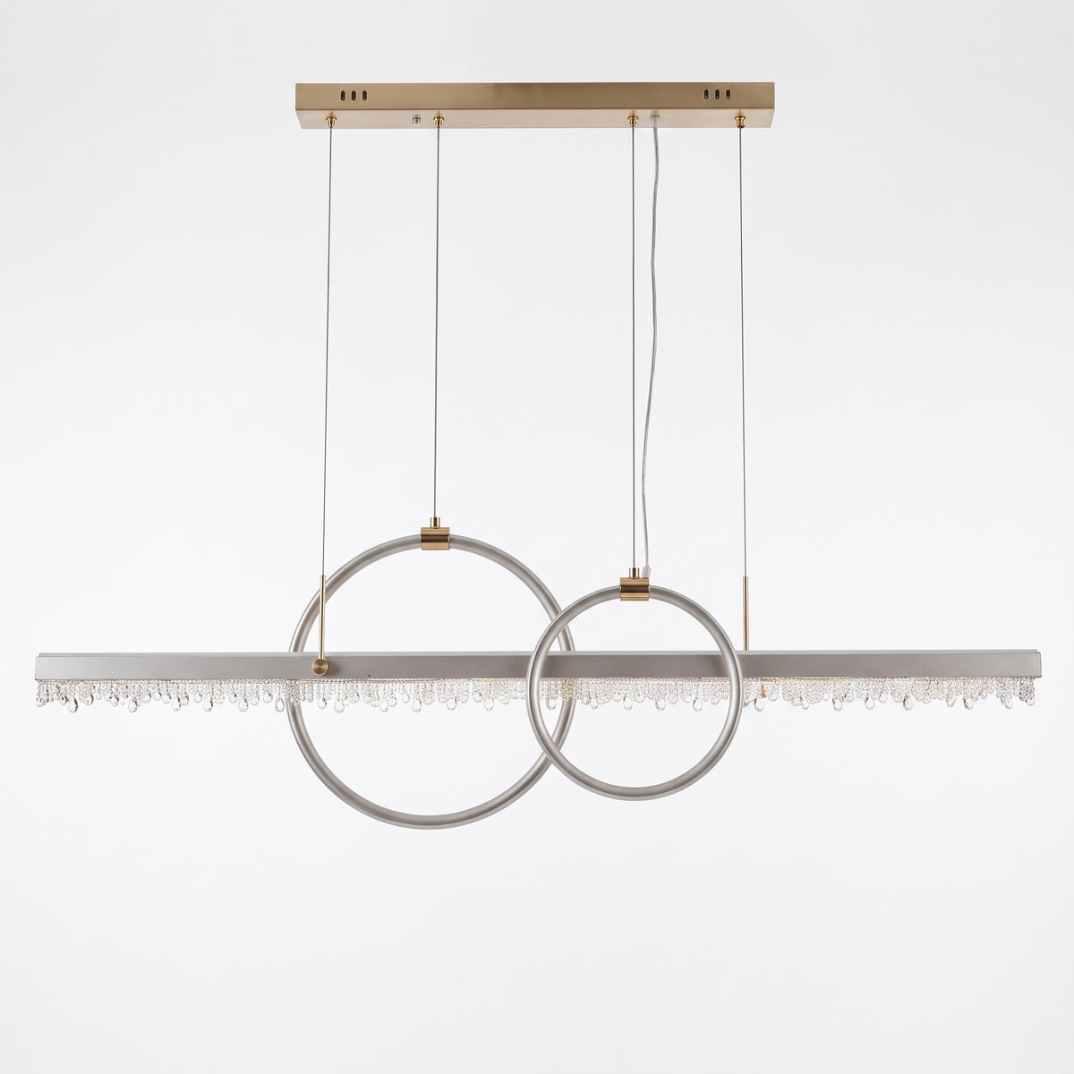 Linear LED Crystal Pendant Light