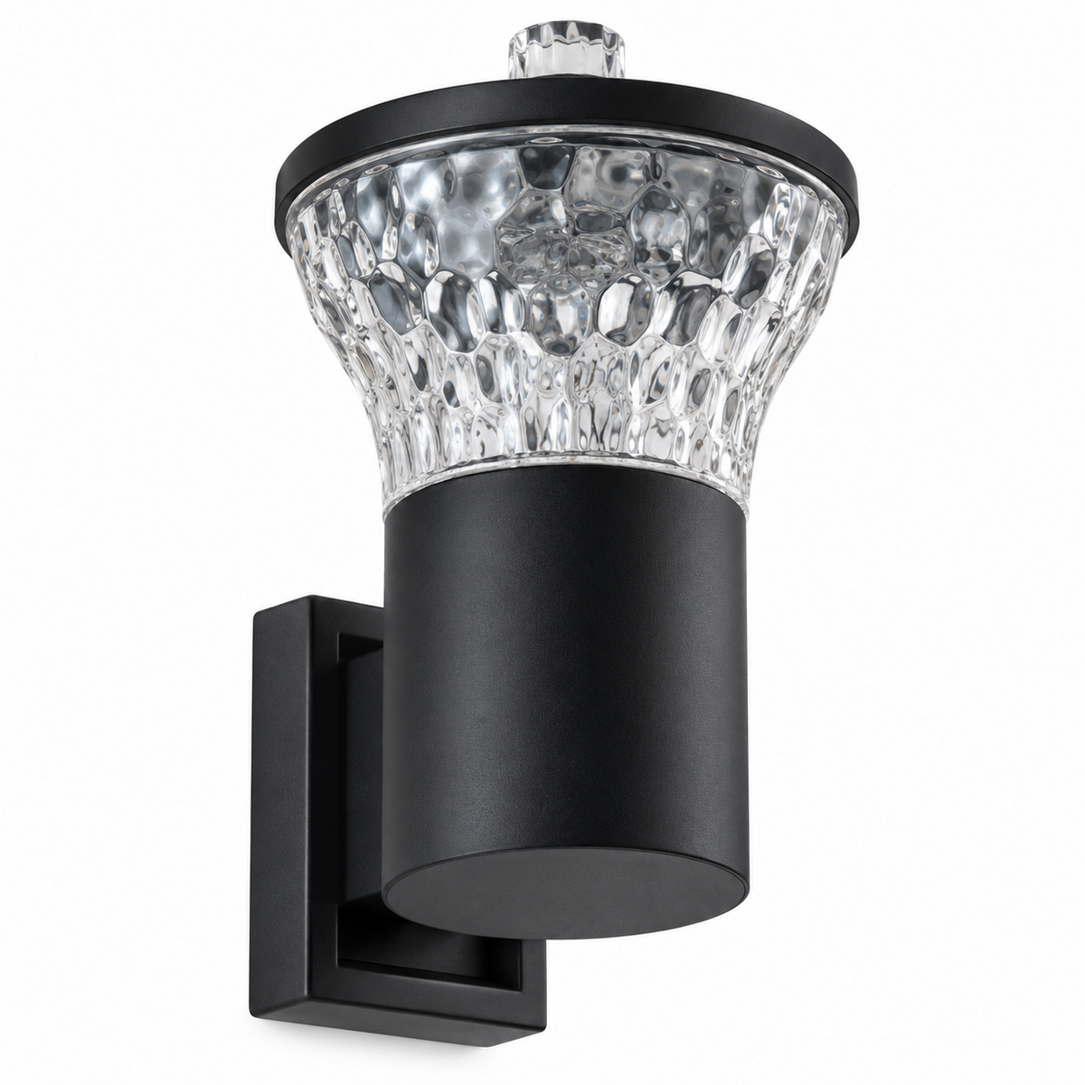 Add a touch of classic elegance to your entrance, patio or garden wall with this black Outdoor Wall Lantern.