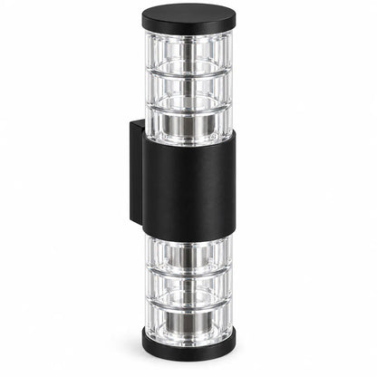 Rectangle Outdoor Wall Lantern - Black, Single or Double Light